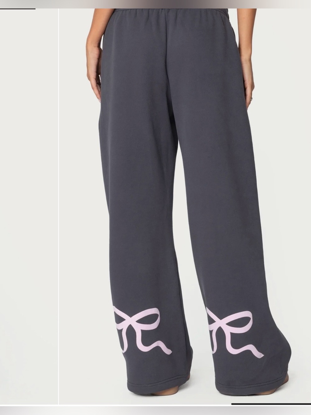 Edikted Size Small Bow Sweatpants